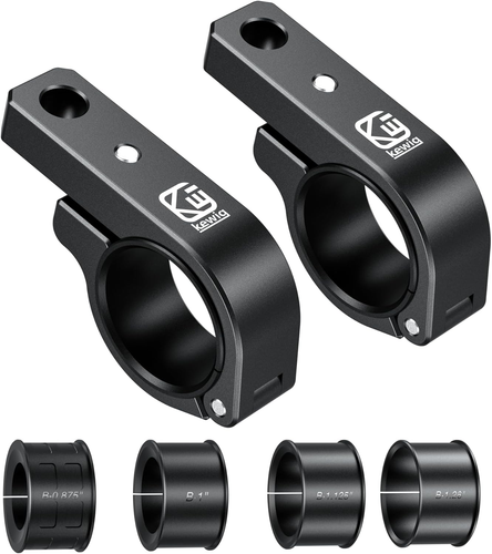 Soportes de barra de luz BRCOVAN 2 PIEZAS, abrazadera de tubo de jaula antivuelco de aluminio mecanizado CNC, Off-R - Imagen 12 de 12