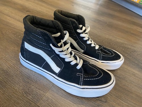 Vans SK8 HI Men/Women Black White High Top Skateboard Shoes Mens 5.5 Womens 7 US - Picture 5 of 6