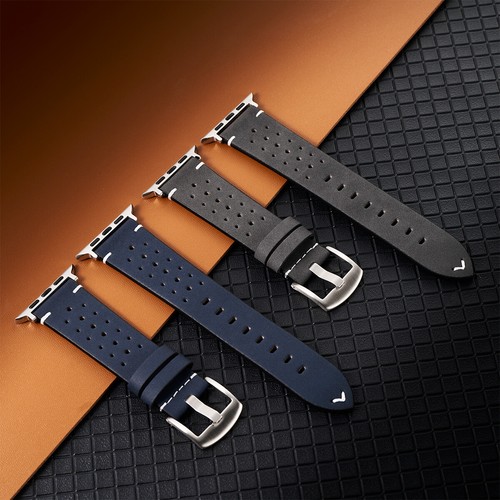 For Apple Watch Band Leather Strap Watch Series 10 9 8 7 Ultra2 40/42/44/45/49mm - Picture 9 of 14