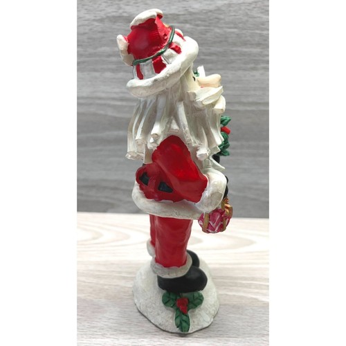 Weihnachtsmann bringt den Weihnachtsbaum nach Hause Figur 5,5" groß Weihnachtsdeko - Bild 6 von 8