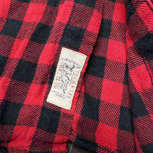 Rare Vintage 90's Polo Ralph Lauren Hooded Flannel Button Up Shirt XL - Picture 2 of 6
