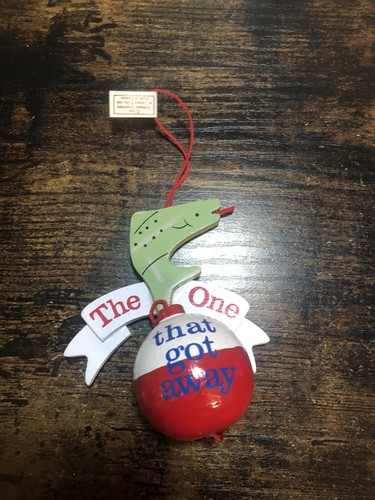 Christmas fishing ornament Lot Of 3 - Picture 16 of 20