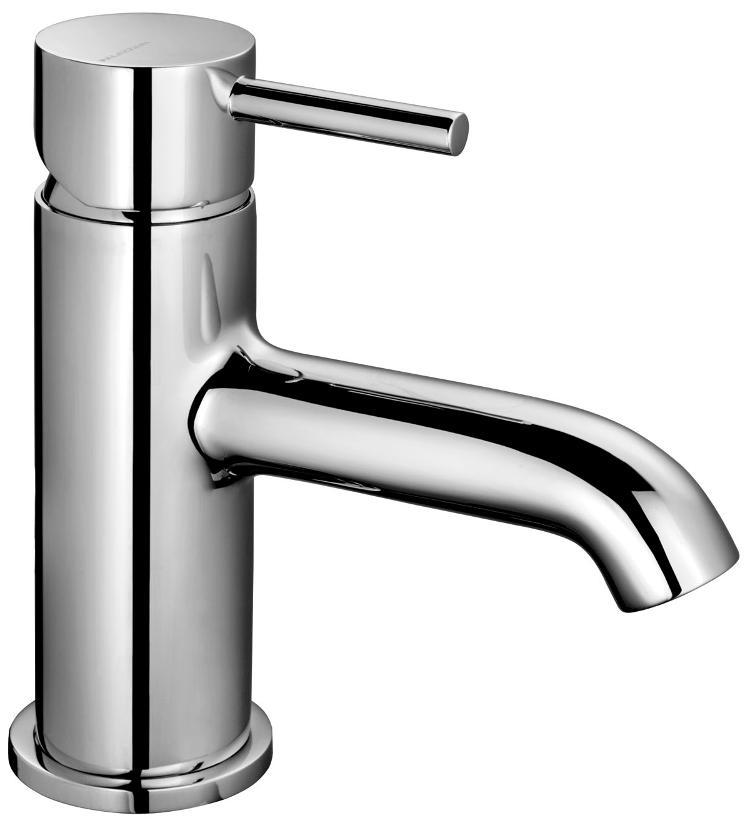 Rubinetto miscelatore bagno Mimo per lavabo senza piletta scarico cromo lucido Rubinetto miscelatore bagno Mimo per lavabo senza piletta scarico cromo lucido