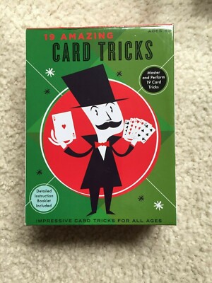19 Amazing Card Tricks for Ages 4 and Up - NIB