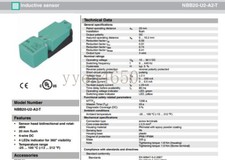 Original Square proximity switch NBB20-U2-A2-T induction switch sensor
