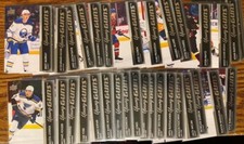 2021-22 UPPER DECK YOUNG GUNS SP ROOKIE LOT (34) DIFFERENT SERIES 1 & 2 HIGH #'S