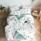 3D Green Tree Pattern ZHUB1381 Bed Pillowcases Quilt Duvet Cover Queen King Zoe