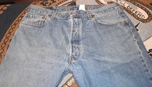 Levi's Strauss Jeans 501 Button Fly Denim W36 L30 - Picture 6 of 7