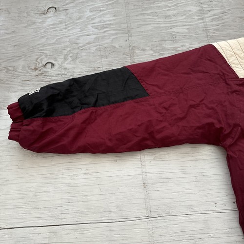 VTG 90s NCAA starter MSU Mississippi State Bulldogs Pullover 1/2 Zip Jacket XL - Picture 24 of 24
