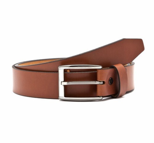 Remo Tulliani Romeo Tan Brown Italian Leather Belt Brown Size 32 BNWT - Picture 1 of 9