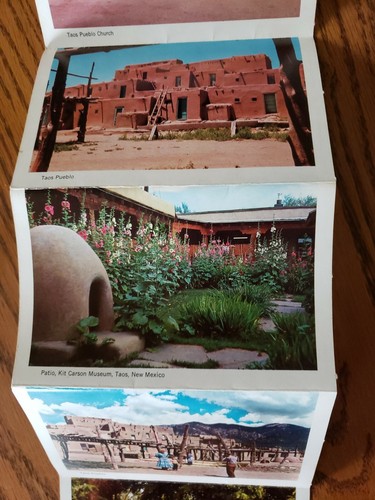 DE COLECCIÓN TAOS, NUEVO MÉXICO FOLLETO PLEGABLE DE 14 POSTALES A TODO COLOR - Imagen 8 de 9