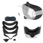 Face Cover for Meta Quest 3S VR Headset PU Leather Pad Face Replacement Mask