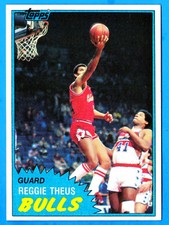 Reggie Theus 1981-82 Topps #69 Mid-West (ex-mt) Chicago Bulls  (B)