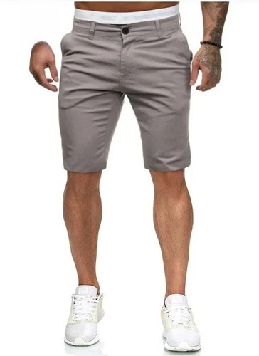 Men's Casual Shorts European Style Slim Fit Summer Collection Smooths - Picture 11 of 16