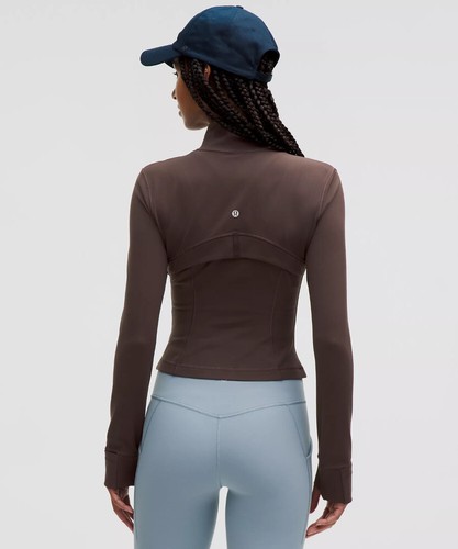 Lululemon Define Cropped Jacket Slim Exercise High Elastic Yoga Cloth Espresso - Bild 5 von 16