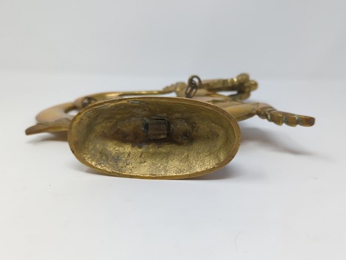 Venetian Brass Gondola Hippocampus Oar Lock Seahorse Vintage Italian Boat 10" - Picture 7 of 7