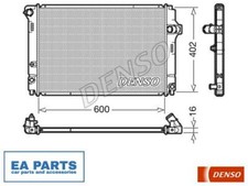 Radiator, engine cooling for TOYOTA DENSO DRM50089
