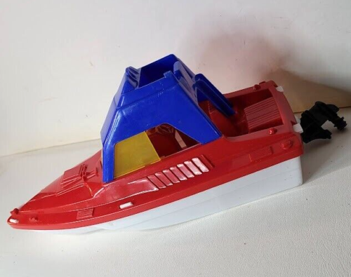 Fishing Boat Recreation Inboard 1970s American Plastic Toys USA VG+ Floats - Picture 2 of 11