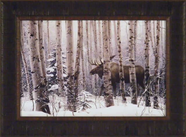 A Walk in the Woods by Stephen Lyman Moose Print 36x26