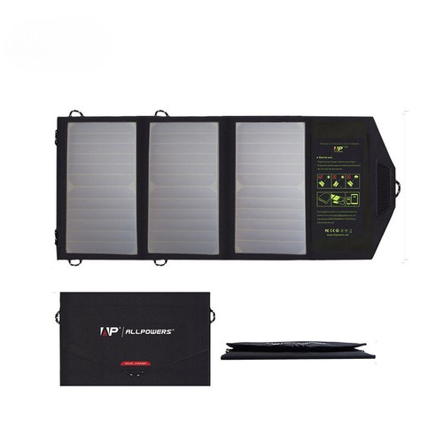 2USB Ports 21WSolar Charger, Portable Solar Panel Outdoor Emergency Backup Power - 第 14/16 張圖片