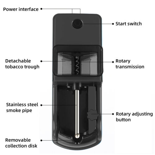8.0/6.5mm Automatic Electric Cigarette Rolling Machine Cigarette Injector Maker - Picture 3 of 7