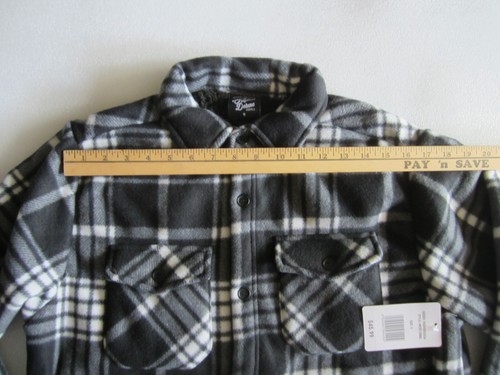NOS ORIGINAL DELUXE PLAID SHIRT JACKET WITH SHERPA FLEECE LINING SIZE S MSRP $45 - Picture 8 of 10