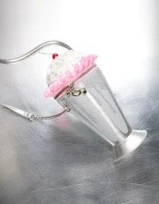 Betsey Johnson Kitsch Shake It Up Crossbody Bag Silver BJ33835M New Sealed