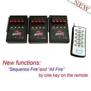 12CH Remote 433MHZ fireworks firing system wireless remote Rapid Fire Salvo fire