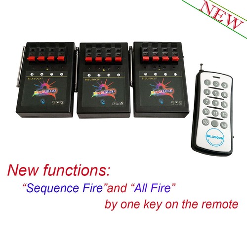 12CH Wireless Fireworks Firing System New remote function 4th of July display - 第 1/5 張圖片