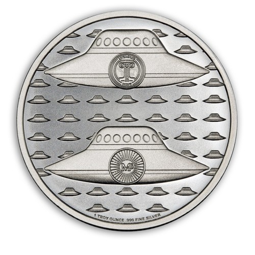 2023; Battle Los Angeles; IN CAPSULE; 1 Troy oz .999 Pure Silver ART Round - Picture 4 of 6
