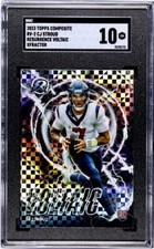 2023 Topps Composite Football CJ STROUD (RC) Resurgence Voltaic X Fractor SGC 10