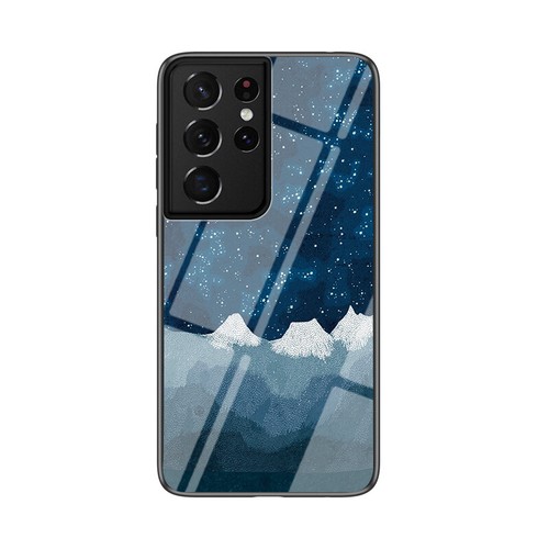 For Samsung S25 Ultra/S24FE/S23 Ultra Patterned Tempered Glass Hybrid Case Cover - Picture 21 of 37