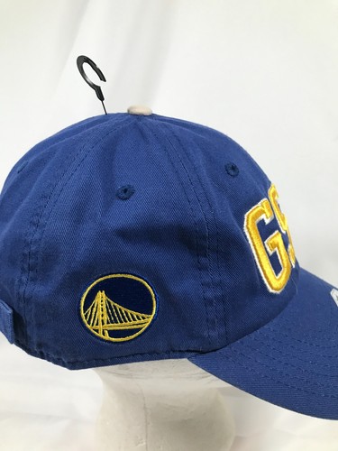Fan Favorite GSW Golden State Warriors Embroidered Adjustable Blue Yellow Hat - Picture 8 of 22