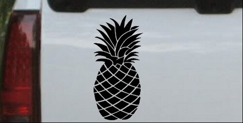 Calcomanía adhesiva piña para ventana de auto o camión portátil - Imagen 3 de 32