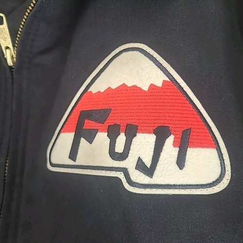 Ebbets Field Work Jacket Black Patches FUJI Logo Baseball Size 3xl XXXL - Picture 2 of 15