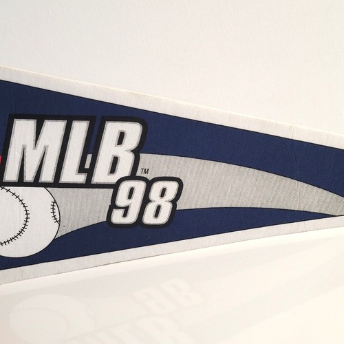 MLB Wimpel 1998 Playstation Playoff Major League Baseball 98 Playstation Pennan - Bild 4 von 6