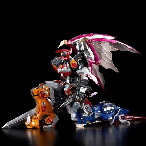 Flame Toys Go! Kara Kuri Combine Dino Megazord Power Rangers! figure - Picture 9 of 16