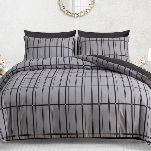 Duvet Cover Set King Size Luxury Reversible Quilt Cover Bedding Set Double - Picture 7 of 504