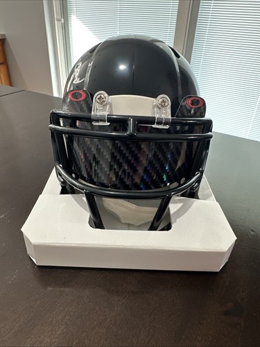 Andre Rison “Bad Moon” Signed Falcons Speed Mini Helmet (SS COA) - Picture 4 of 6