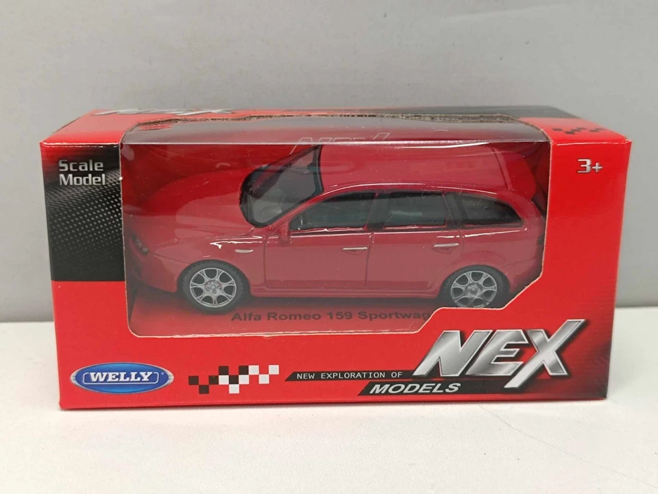 Alfa Romeo 159 Sportwagon 2006 Red Rosso Welly Nex 1:43 Nuovo - Immagine 2 di 4