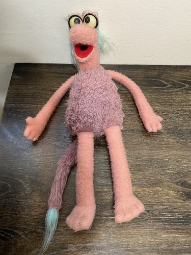 1983 TOMY Plush MOKEY FRAGGLE Jim Henson MUPPET FRAGGLE ROCK 19” - Picture 3 of 6