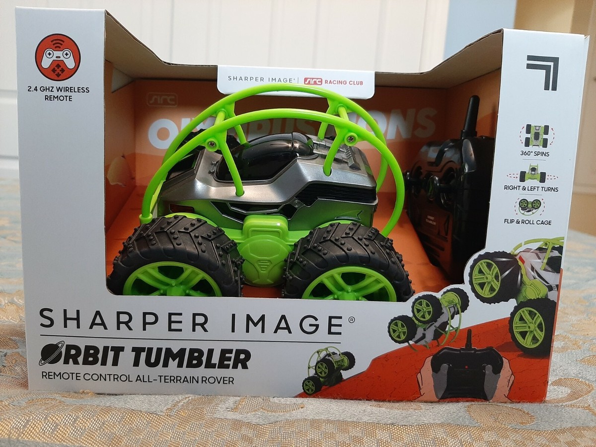 Sharper Image Orbit Tumbler Remote Control All Terrain Rover Brand