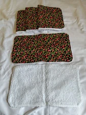 5 Reusable towels 7 x 12 inches to take the place of papertowels