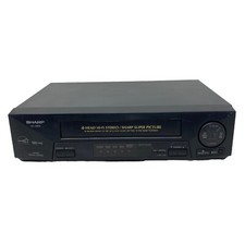 Sharp VC-H810U VCR/VHS Player/Recorder - 4Head HiFi - No Remote - TESTED