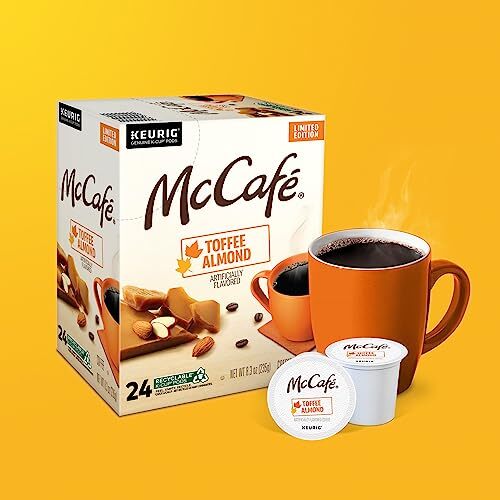 McCafe Toffee Mandel Medium Roast Kaffeepads 24 Stück Keurig kompatibel - Bild 8 von 14