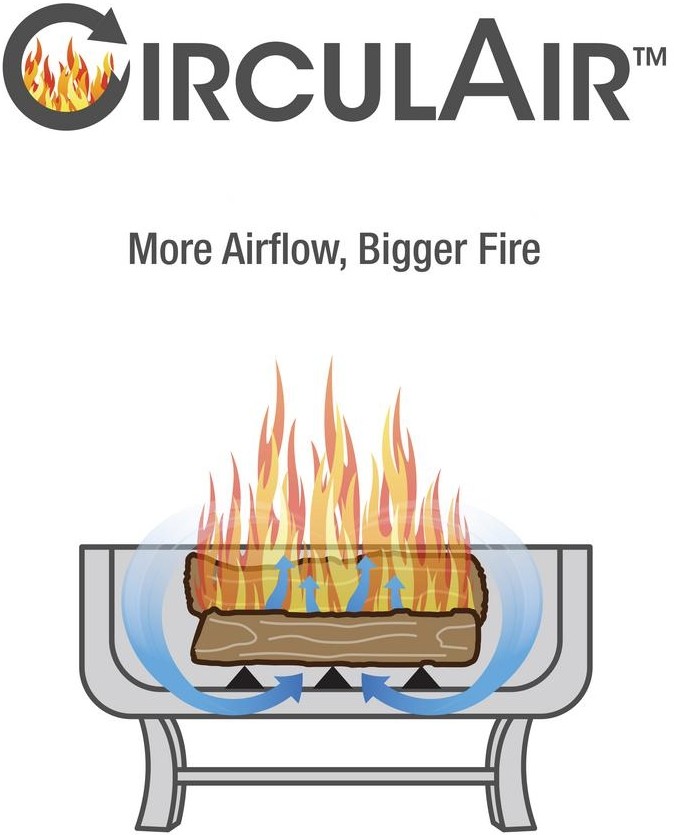 Pleasant Hearth Ofw314s Stargazer Deep Bowl Fire Pit