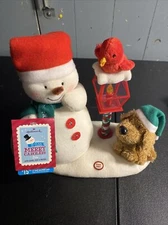 2013 NEW Hallmark Jingle Pals Merry Carolers Trio Snowman Sound Light Motion.  M