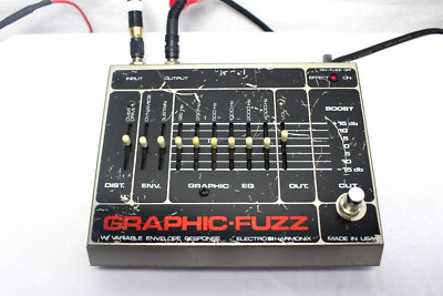 VINTAGE ELECTRO-HARMONIX GRAPHIC-FUZZ EFFECT PEDAL SOLD AS-IS 4 REPAIR-SPARTS