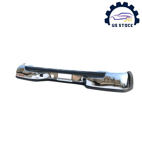 Complete Chrome Rear Bumper For Chevy Silverado GMC Sierra 1500 2500 1999-2007 - Picture 11 of 12