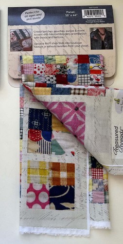 Postage Stamp Retro Quilt Block Panel by Amy Barickman for Treasured Threadz - Picture 2 of 7